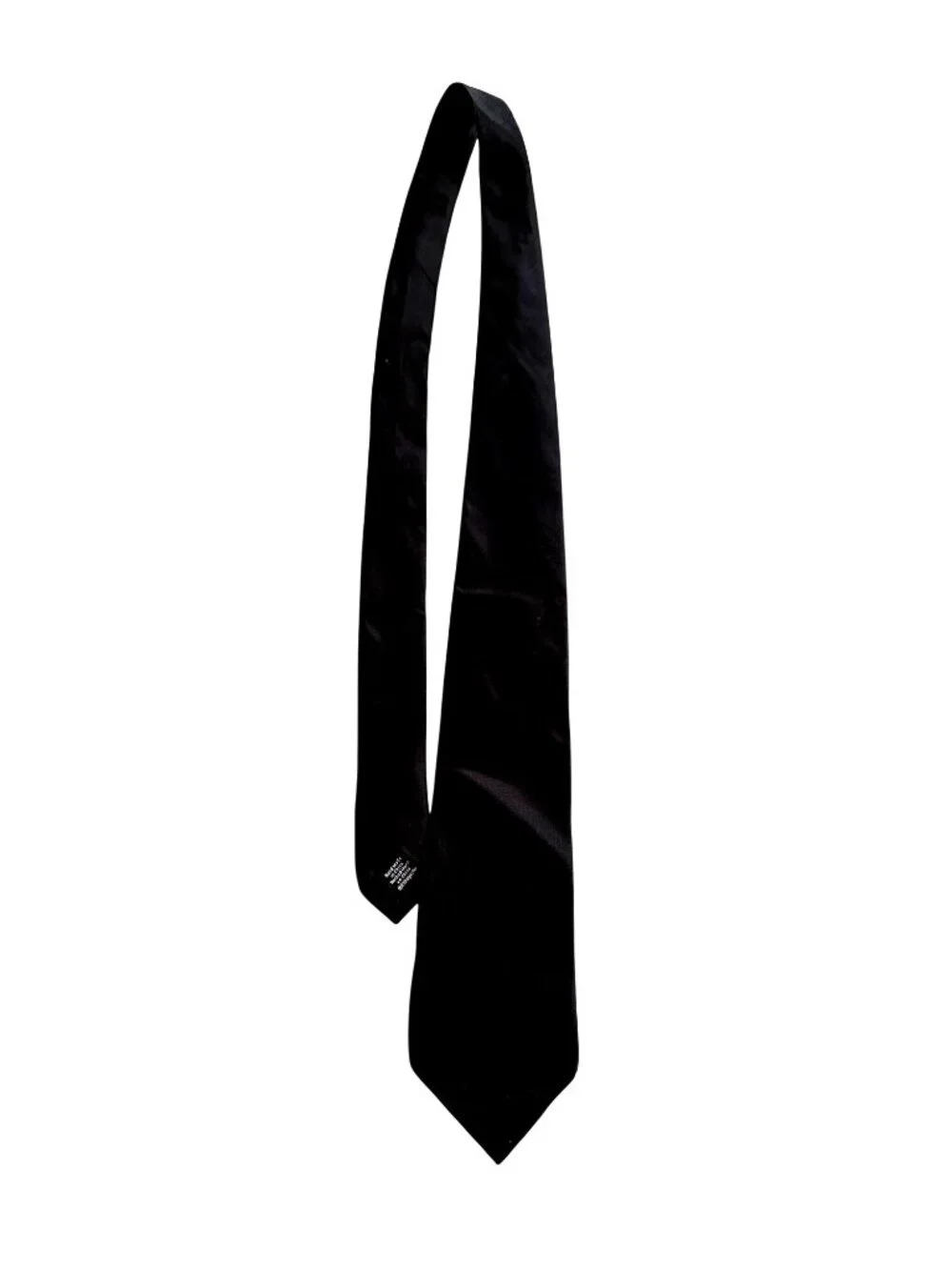 Dockers Mens Black Stain-Resistant Tie Handmade In China 100% Polyester